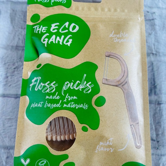 The Eco Gang Mint and Charcoal infused floss NWT 40 pieces - Picture 7 of 10